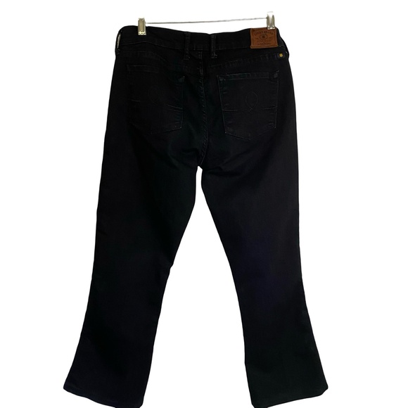 Lucky Brand Mid Rise Sofia Boot Cut (Re-Hemmed 26"Inseam) Black Denim Jeans.Sz8 - Picture 3 of 16